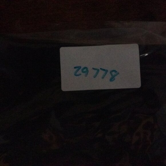 Quince Linen Pull On Pants Womens Medium Black Pull On Stretch Straight Leg - Picture 11 of 11